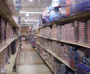 Scale Model Supplies has shelves stocked full of model boat and ship kits.