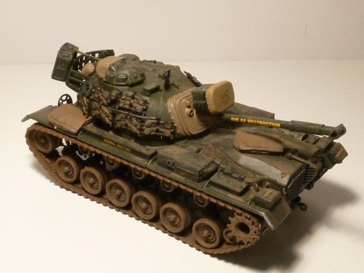 Example of a die cast tank